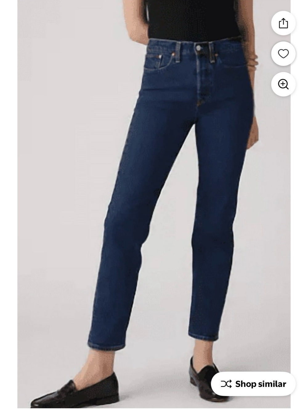 Levi’s Wedgie Straight Jeans- Dark Wash